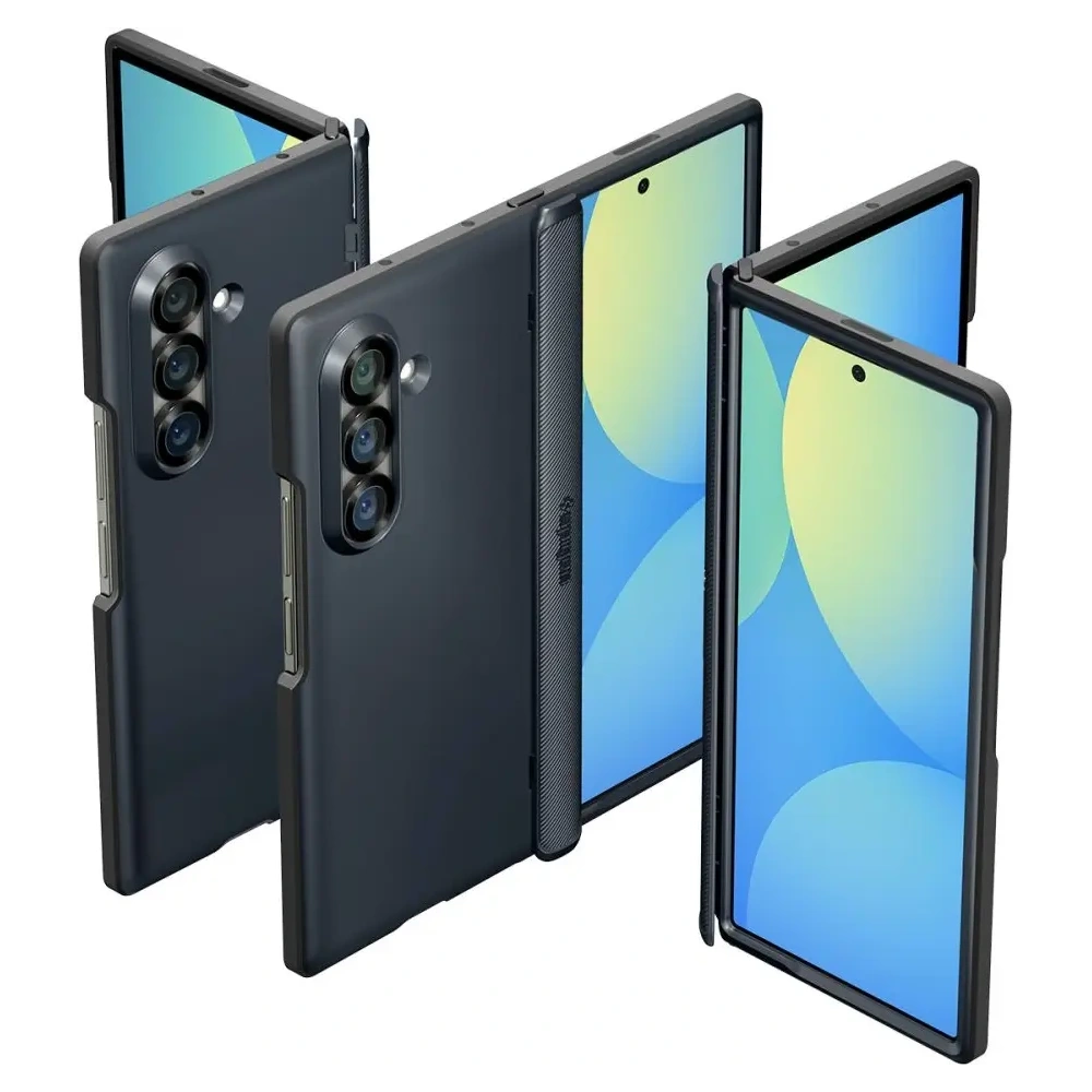 Etui Spigen Slim Armor Pro Mag MagSafe do Samsung Galaxy Z Fold 7 Metal Slate