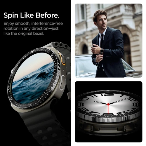Nakładka Spigen Bezel Tune Diver do Samsung Galaxy Watch 8 44mm Black
