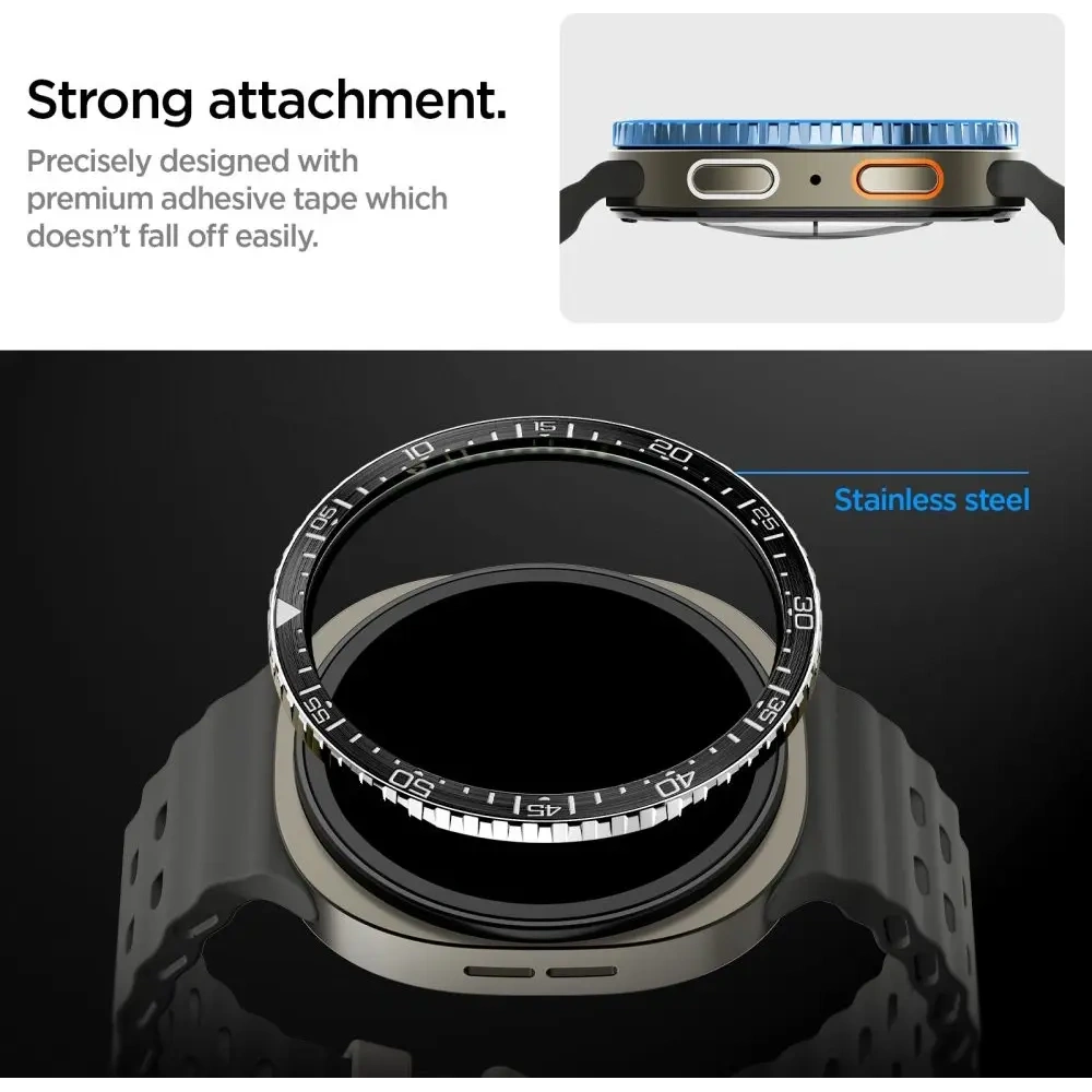 Nakładka Spigen Bezel Tune Diver do Samsung Galaxy Watch 8 44mm Black