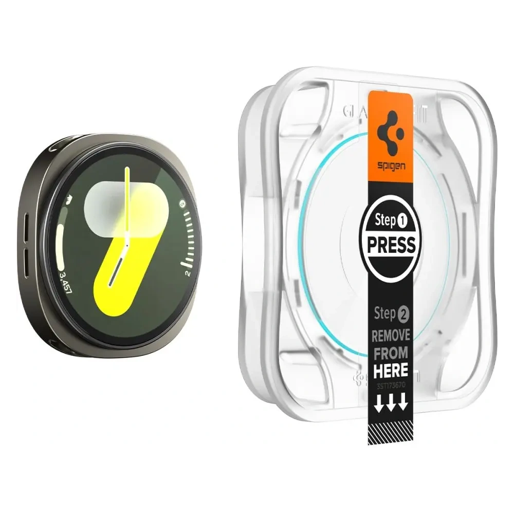 Szkło hartowane Spigen Glas.tr ez-Fit do Samsung Galaxy Watch 8 44mm Clear [2 PACK]