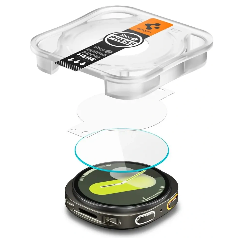 Szkło hartowane Spigen Glas.tr ez-Fit do Samsung Galaxy Watch 8 40mm Clear [2 PACK]