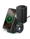 Ładowarka bezprzewodowa Spigen Essential EF223MS 3in1 Qi2 Rotary Magnetic MagSafe Wireless Charger Black