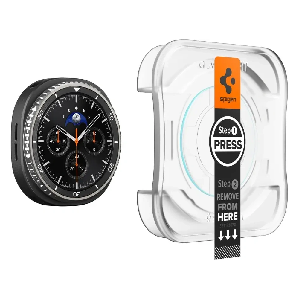 Szkło hartowane Spigen Glas.tr ez-Fit do Samsung Galaxy Watch 8 Classic 46mm Clear [2 PACK]