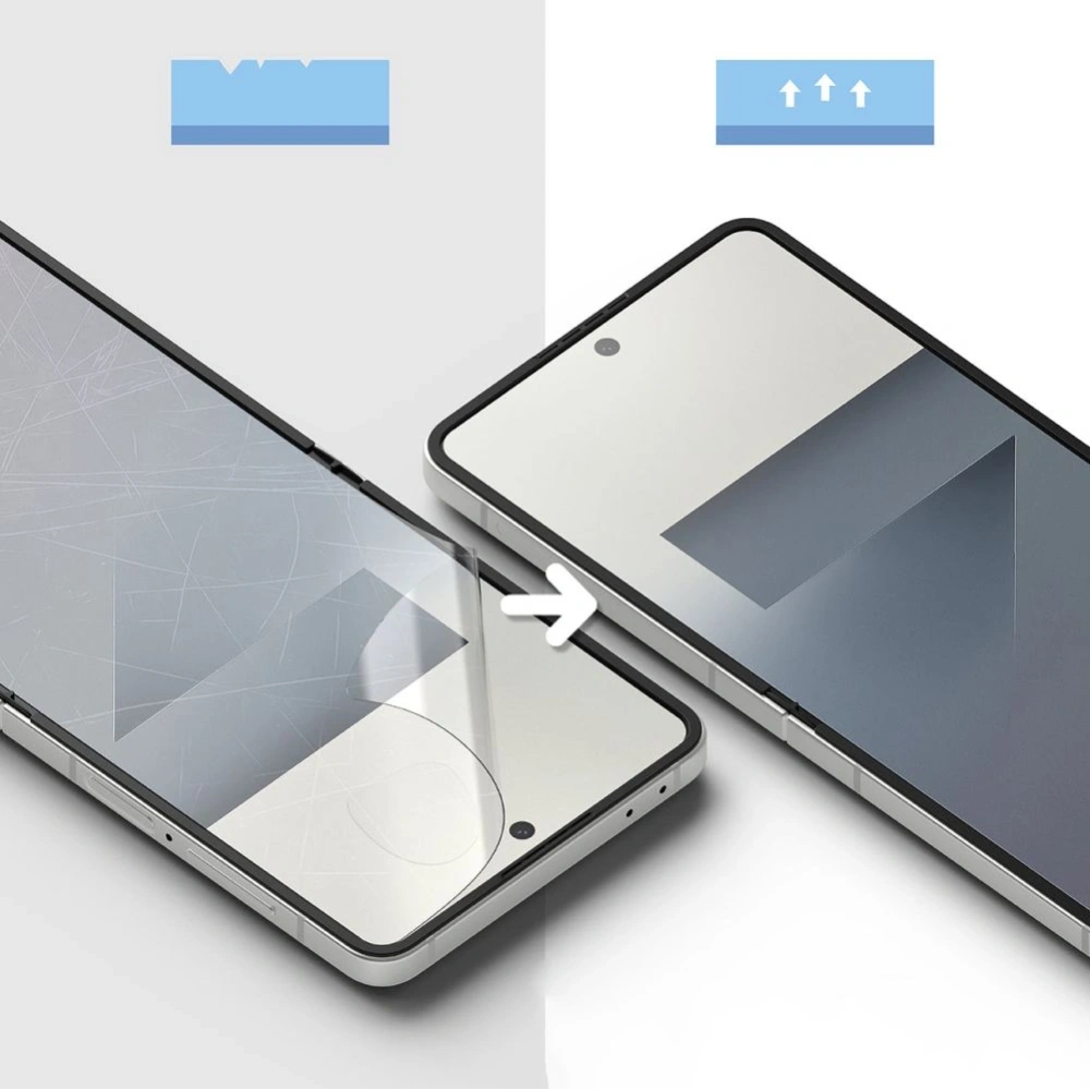 Zestaw folii ochronnych 3w1 Ringke Protector Pro do Samsung Galaxy Z Flip 7 Clear