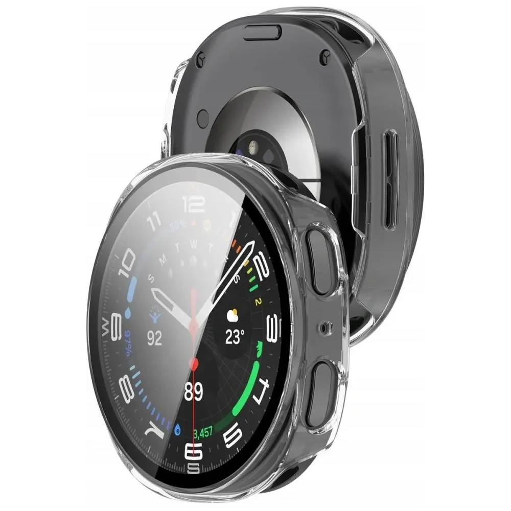 Etui Tech-Protect Defense do Samsung Galaxy Watch 8 44mm Clear