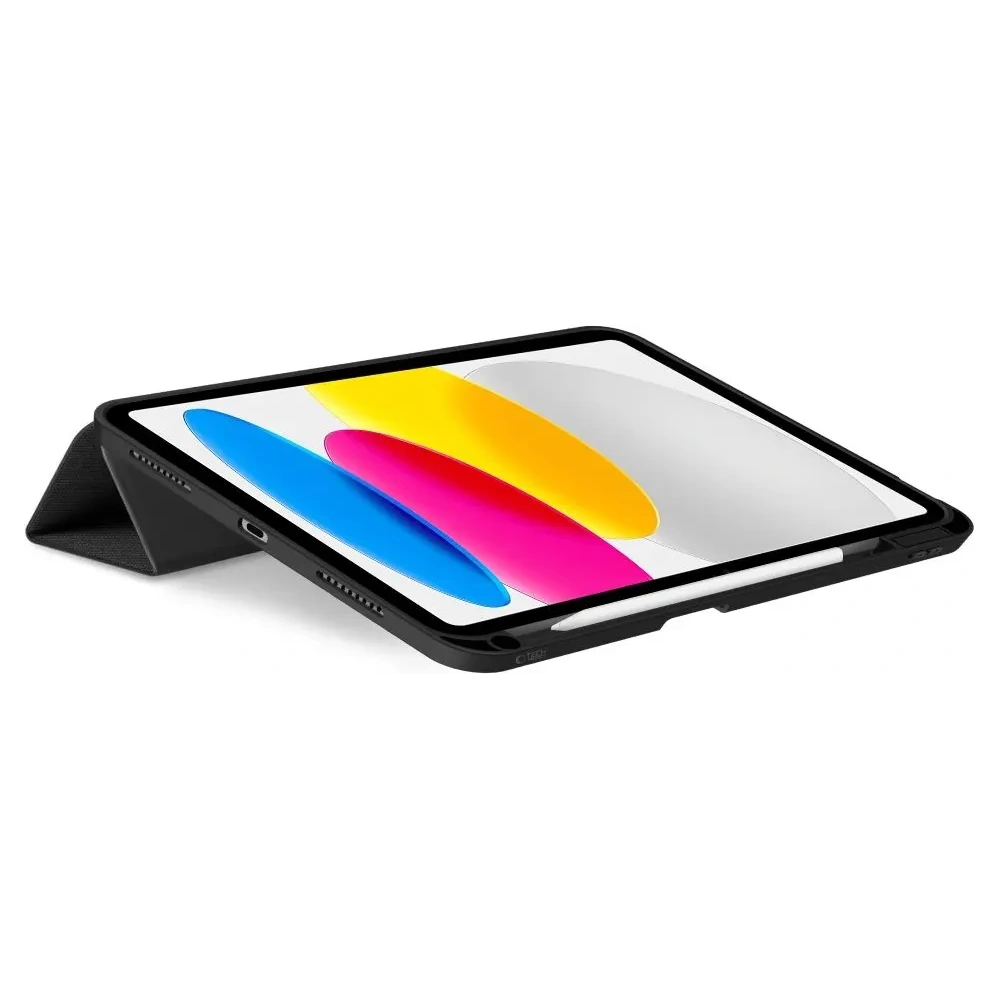 Etui Tech-Protect SmartCase Pen Canvas do Apple iPad 10.9" 2022 / 11" 2025 Obsidian Black