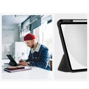 Etui Tech-Protect SmartCase Pen Canvas do Apple iPad 10.9" 2022 / 11" 2025 Obsidian Black