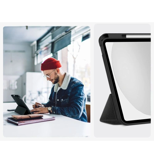 Etui Tech-Protect SmartCase Pen Canvas do Apple iPad 10.9" 2022 / 11" 2025 Obsidian Black