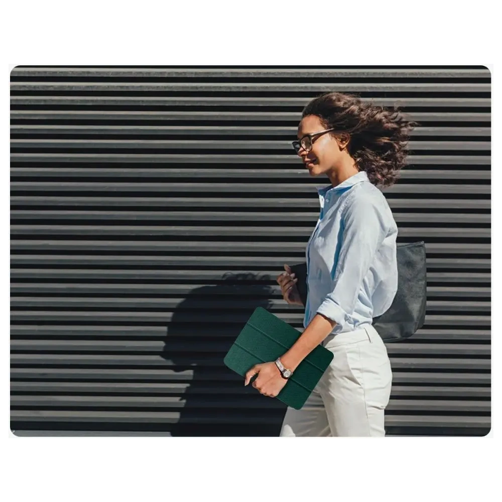 Etui Tech-Protect SmartCase Pen Canvas do Apple iPad 10.9" 2022 / 11" 2025 Moss Green