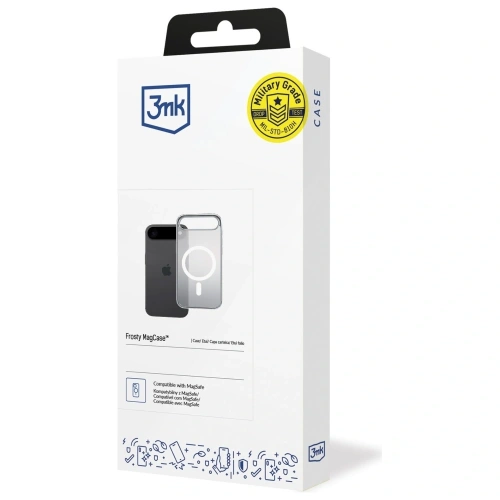 Etui 3MK Frosty MagCase do Apple iPhone 17 Air biały