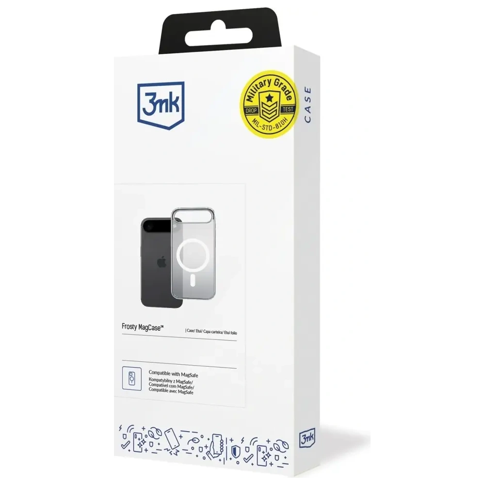 Etui 3MK Frosty MagCase do Apple iPhone Air biały