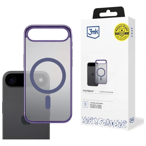 Etui 3MK Frosty MagCase do Apple iPhone 17 Air fioletowy