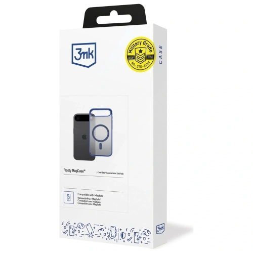 Etui 3MK Frosty MagCase do Apple iPhone 17 Air niebieski