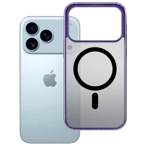 Etui 3MK Frosty MagCase do Apple iPhone 17 Pro fioletowy