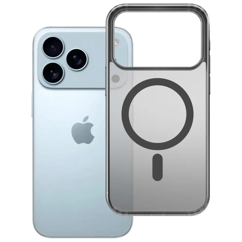 Etui 3MK Frosty MagCase do Apple iPhone 17 Pro Max czarny