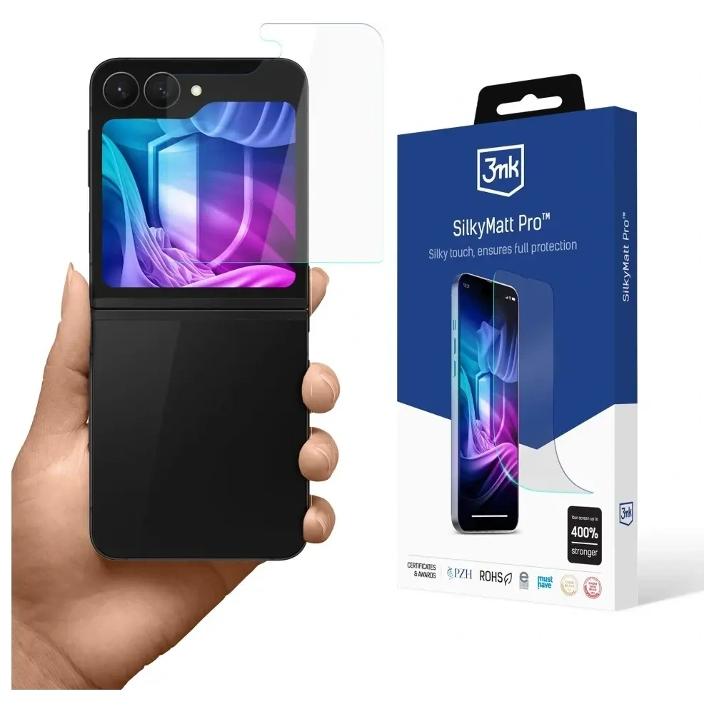 Folia matowa 3MK Silky Matt Pro do Samsung Galaxy Z Flip6 / Z Flip7 FE na ekran zewnętrzny