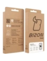 Etui z uchwytem na palec Bizon Case Hybrid Ring do Xiaomi POCO F7 przydymione z czarną ramką