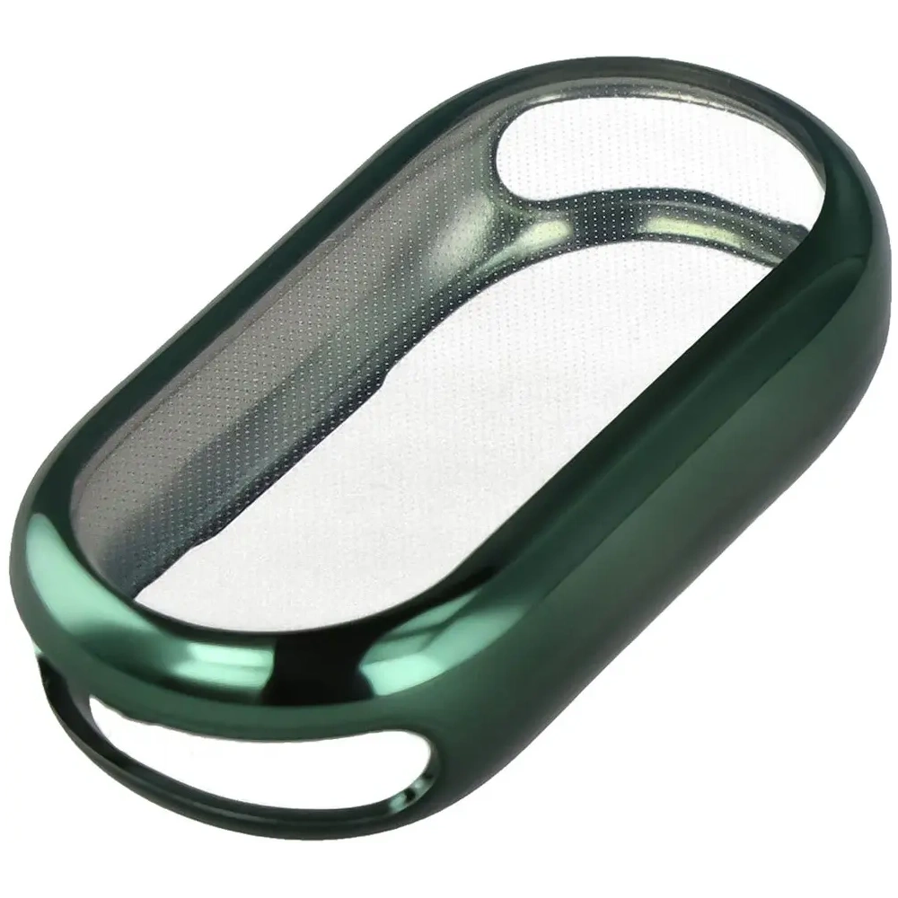 Etui z osłoną ekranu Bizon Case Watch Felipe do Xiaomi Smart Band 10 zielone