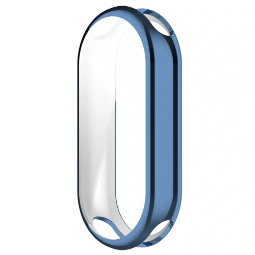 Etui z osłoną ekranu Bizon Case Watch Felipe do Xiaomi Smart Band 10 niebieskie