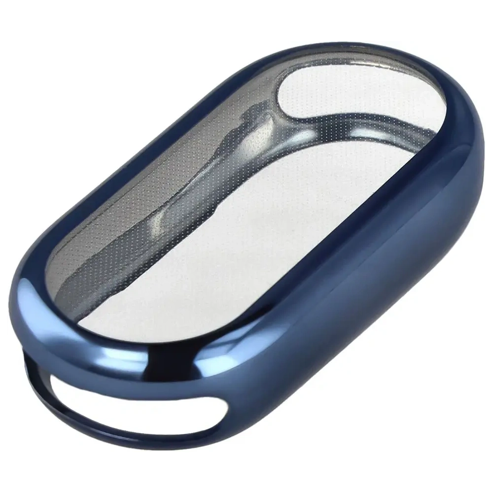 Etui z osłoną ekranu Bizon Case Watch Felipe do Xiaomi Smart Band 10 niebieskie