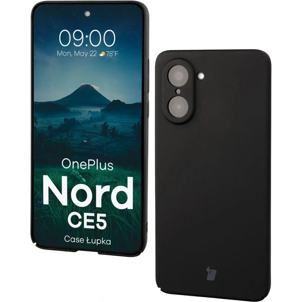 Etui Bizon Case Łupka do OnePlus Nord CE5 5G czarne
