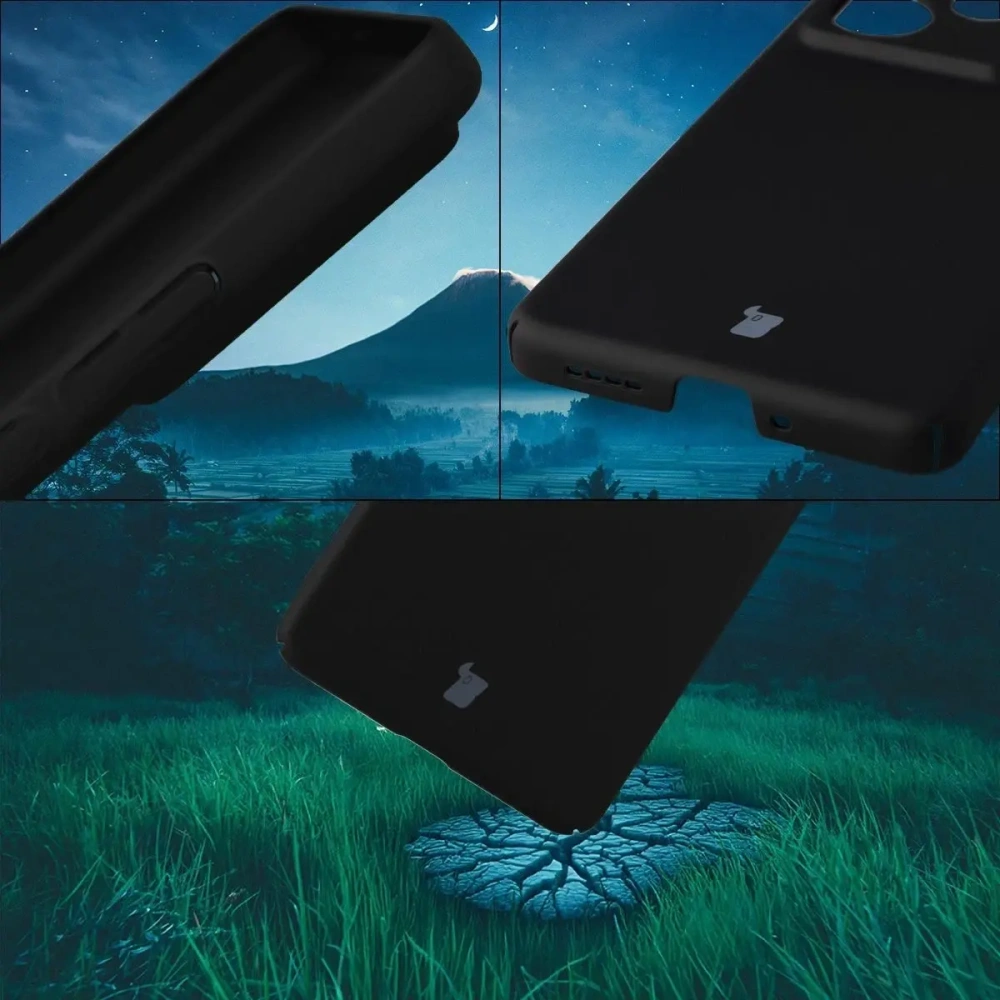 Etui Bizon Case Łupka do Realme GT 7 / 7T czarne