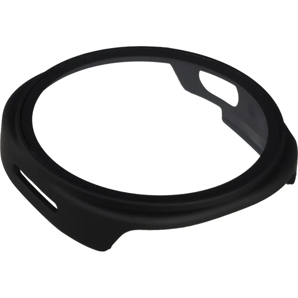 Etui ze szkłem do zegarka Bizon Case+Glass Watch do Samsung Galaxy Watch 8 44mm matowe czarne