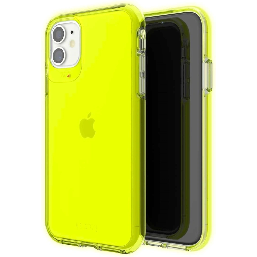 Etui GEAR4 D3O Crystal Palace Apple iPhone 11 (Neon Yellow)