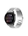 Pasek ze stali nierdzewnej do smartwatcha Bizon Strap Watch Aura QuickRelease 20mm srebrny
