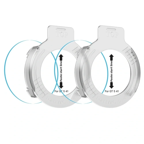 Szkło hartowane Tech-Protect Easy Set+ do Huawei Watch GT 5 41mm Clear [2 PACK]