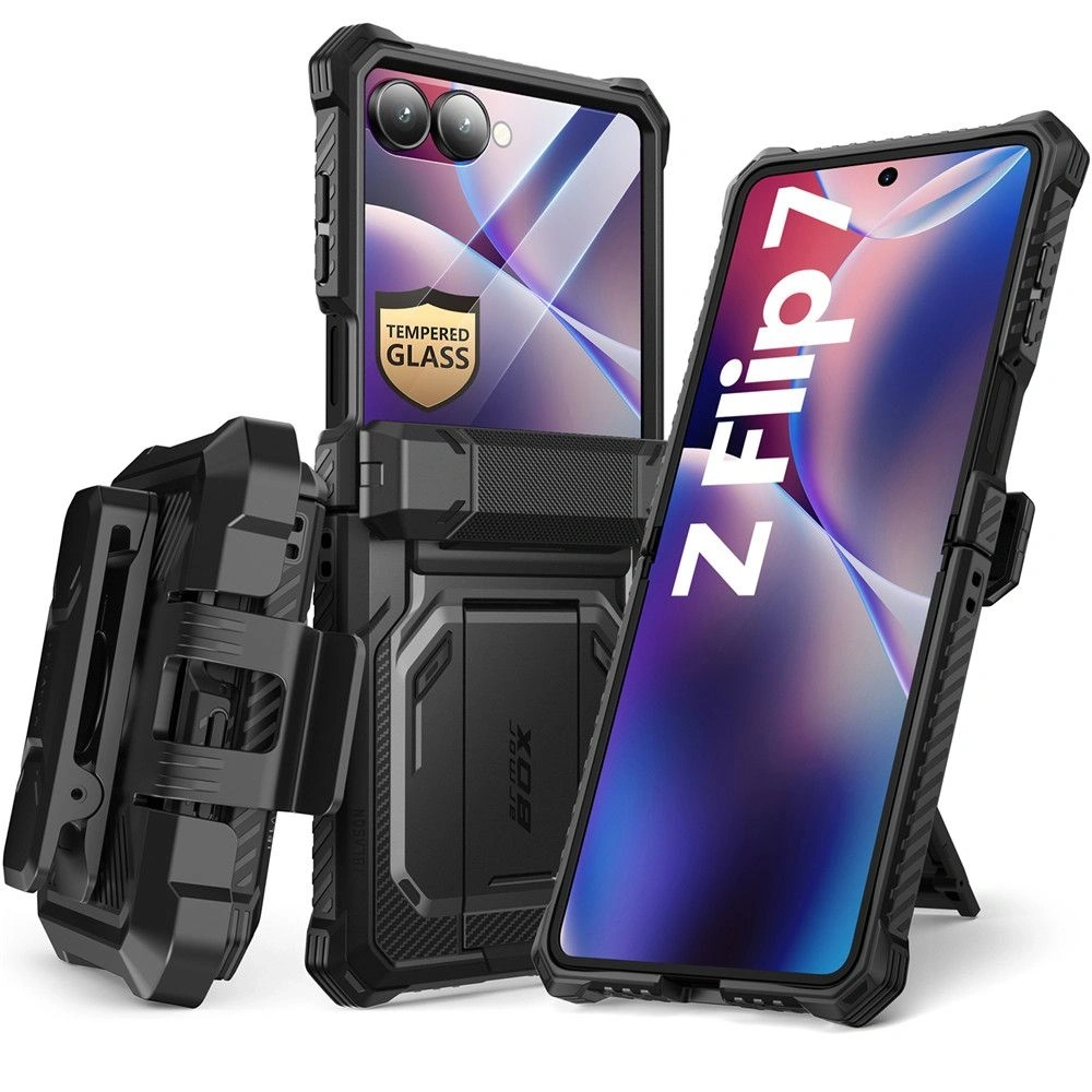 Etui Supcase IBLSN ArmorBox do Samsung Galaxy Z Flip 7 Black