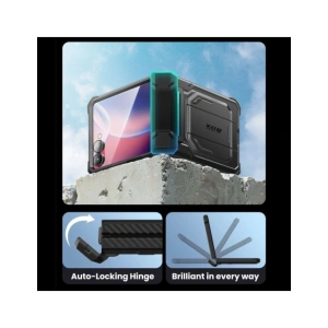 Etui Supcase IBLSN ArmorBox do Samsung Galaxy Z Flip 7 Black