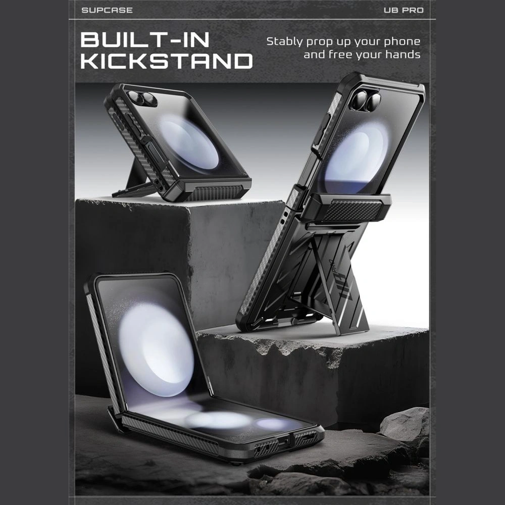 Etui Supcase Unicorn Beetle Pro do Samsung Galaxy Z Flip 7 Black