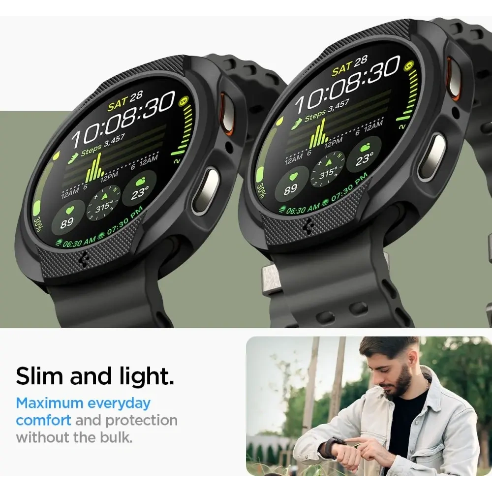 Etui Spigen Liquid Air do Samsung Galaxy Watch 8 40mm Matte Black
