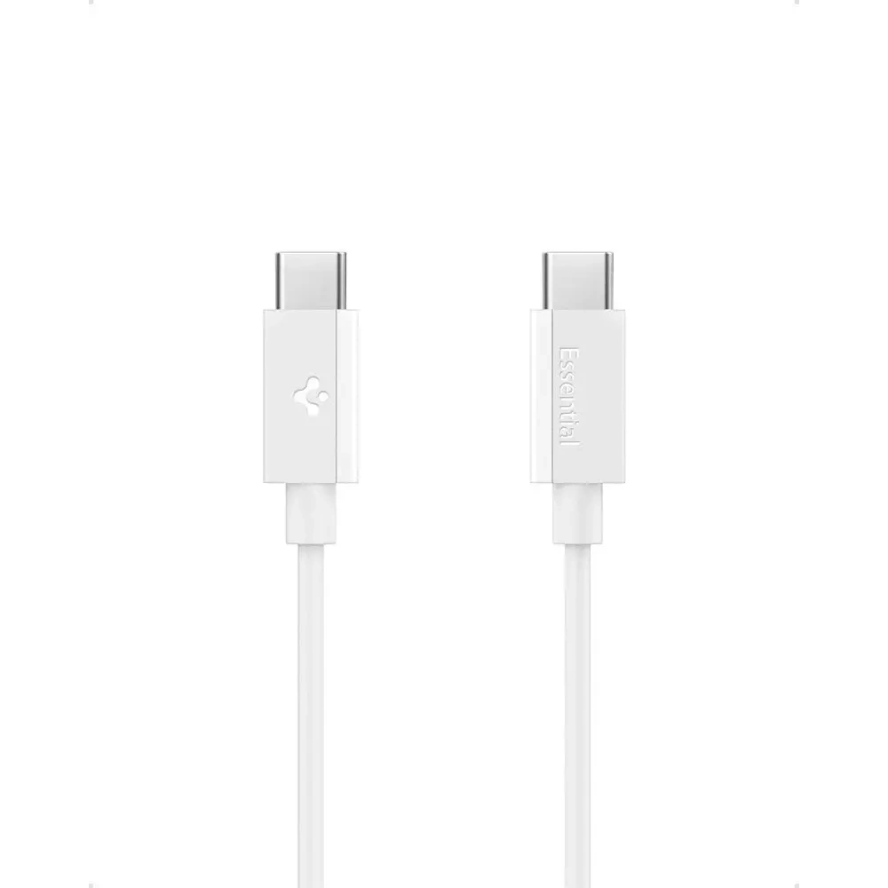 Kabel USB-C / USB-C Spigen EB6020CC Essential USB-C Cable 60W 200cm White