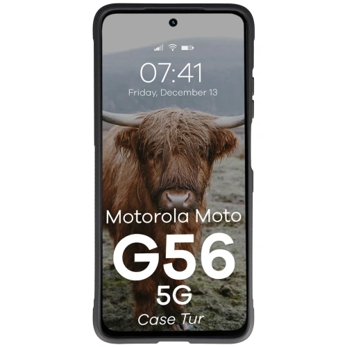 Pancerne etui Bizon Case Tur do Motorola Moto G56 5G czarne
