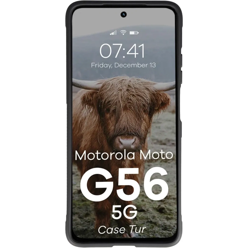 Pancerne etui Bizon Case Tur do Motorola Moto G56 5G czarne