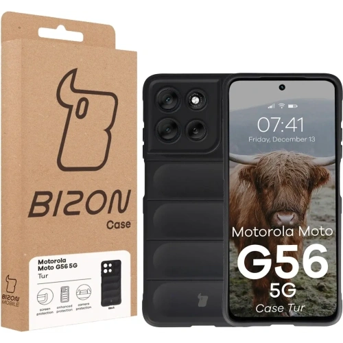 Pancerne etui Bizon Case Tur do Motorola Moto G56 5G czarne