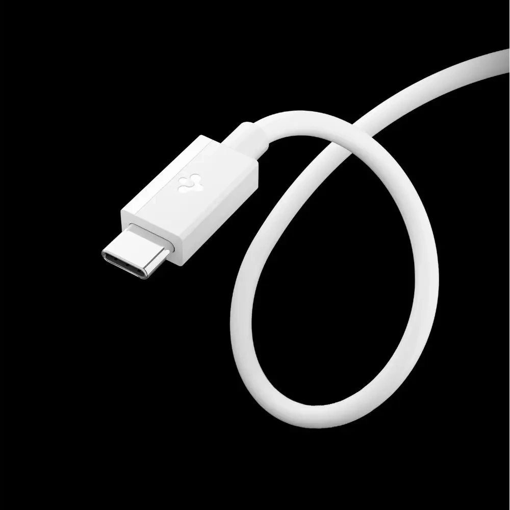 Kabel USB-C / USB-C Spigen EB6020AC Essential USB-C Cable 60W 200cm White