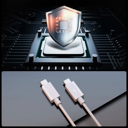 Kabel USB-C / USB-C Spigen EB6010CC Essential USB-C Cable 60W 100cm White