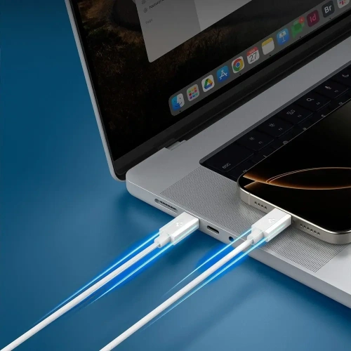 Kabel USB-C / USB-C Spigen EB6010CC Essential USB-C Cable 60W 100cm White