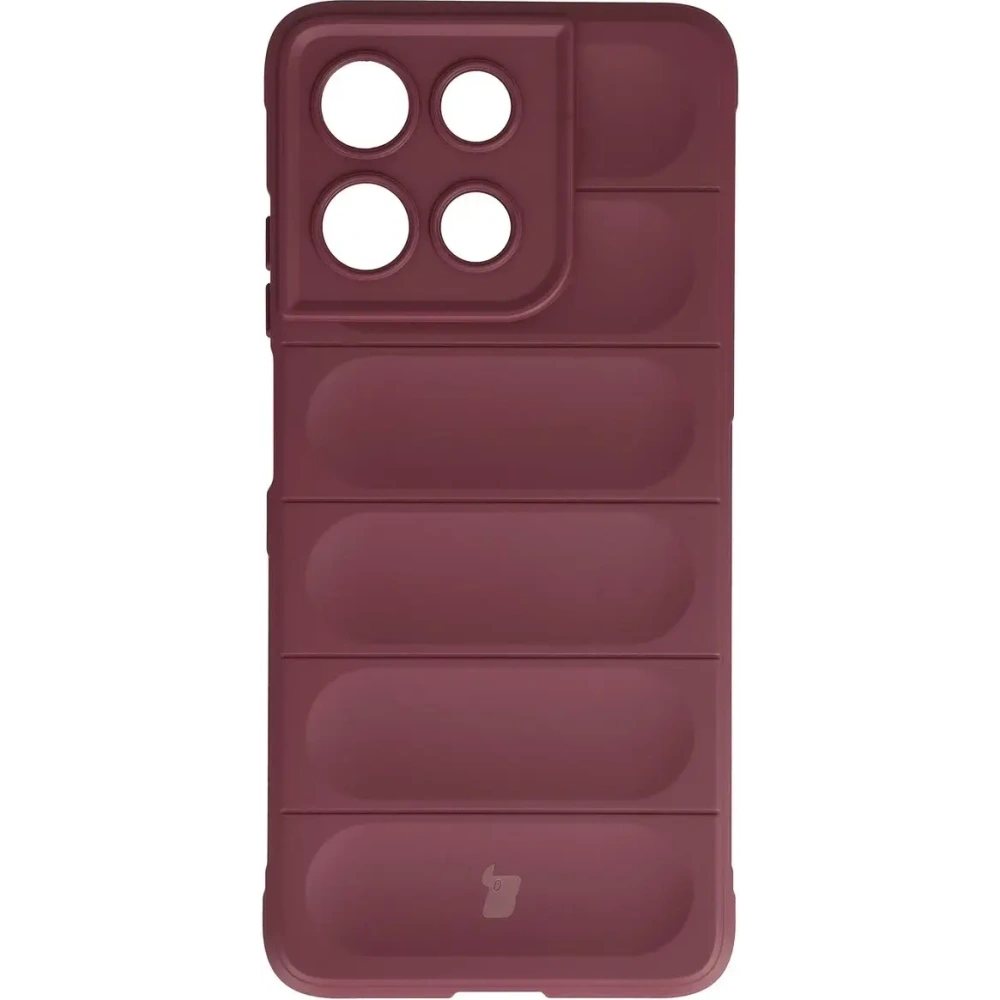 Pancerne etui Bizon Case Tur do Motorola Moto G56 5G burgundowe