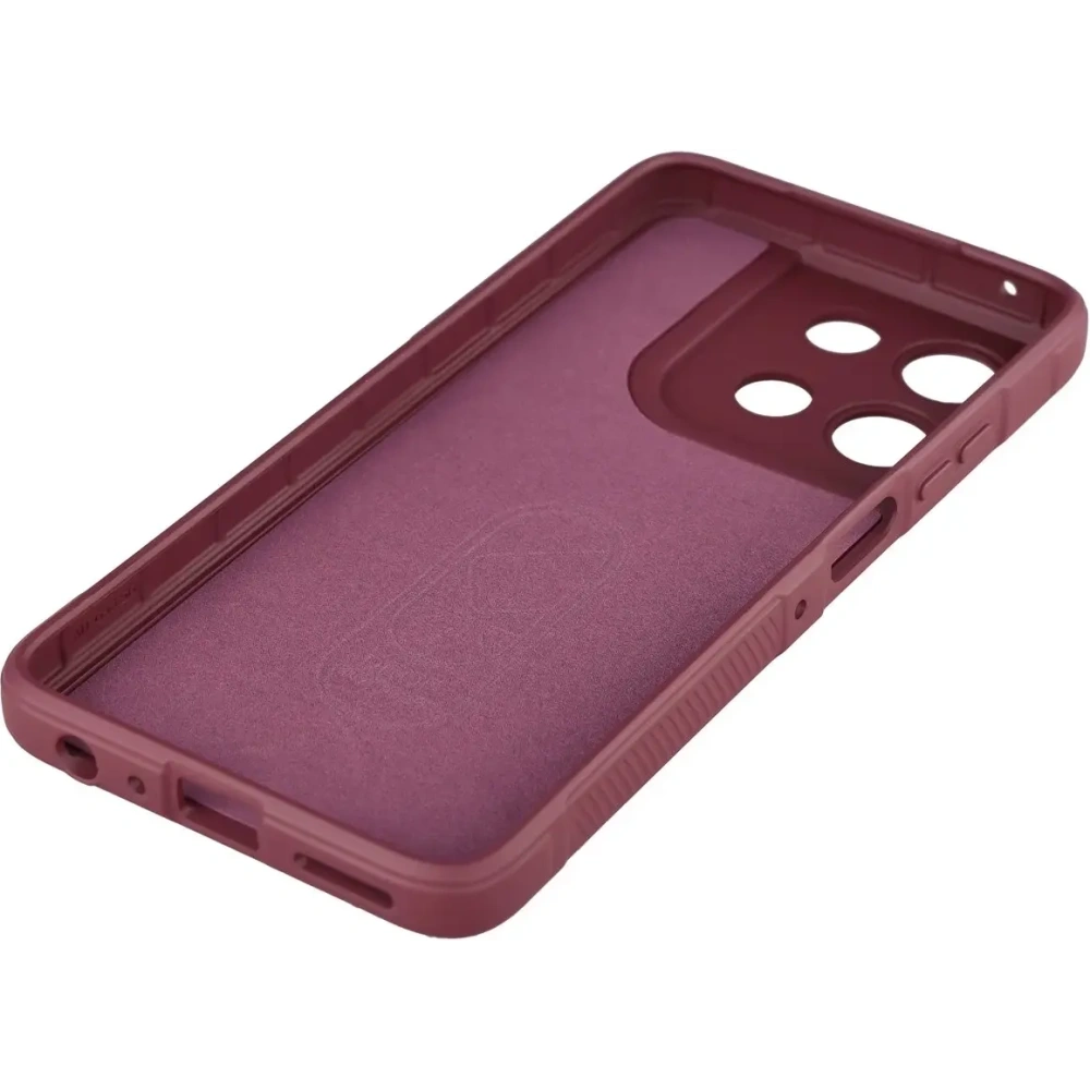 Pancerne etui Bizon Case Tur do Motorola Moto G56 5G burgundowe