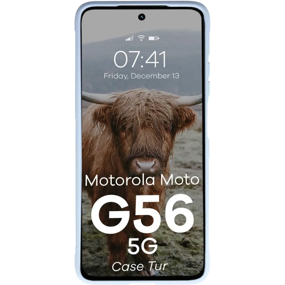 Pancerne etui Bizon Case Tur do Motorola Moto G56 5G jasnoniebieskie