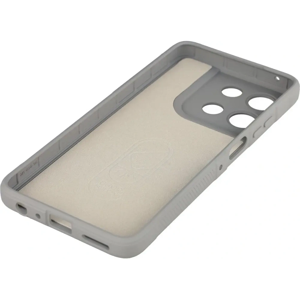 Pancerne etui Bizon Case Tur do Motorola Moto G56 5G jasnoszare