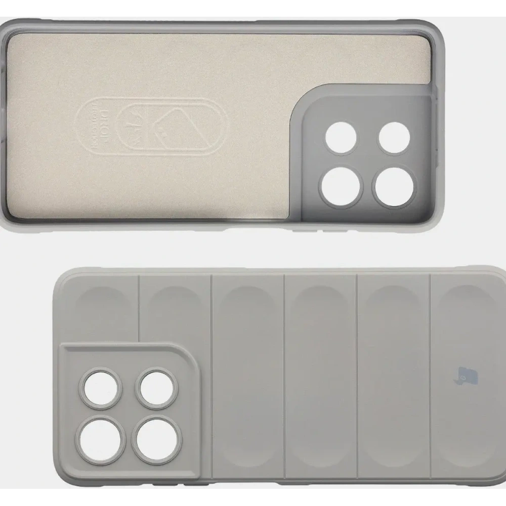 Pancerne etui Bizon Case Tur do Motorola Moto G56 5G jasnoszare