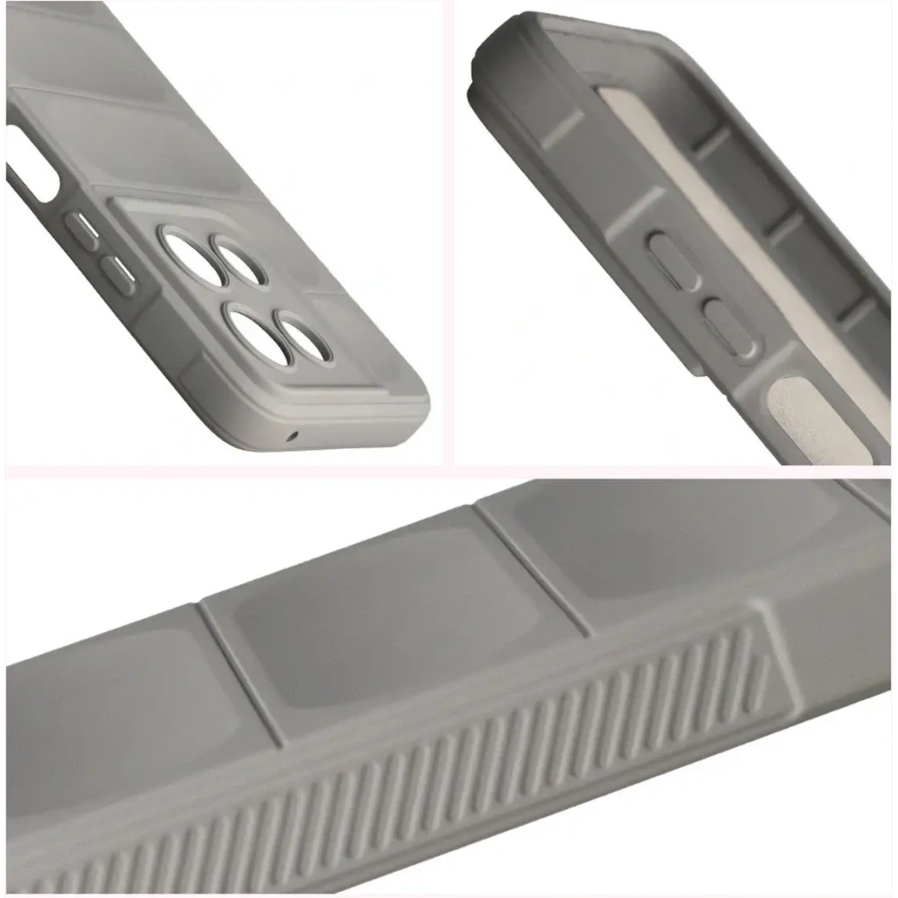 Pancerne etui Bizon Case Tur do Motorola Moto G56 5G jasnoszare