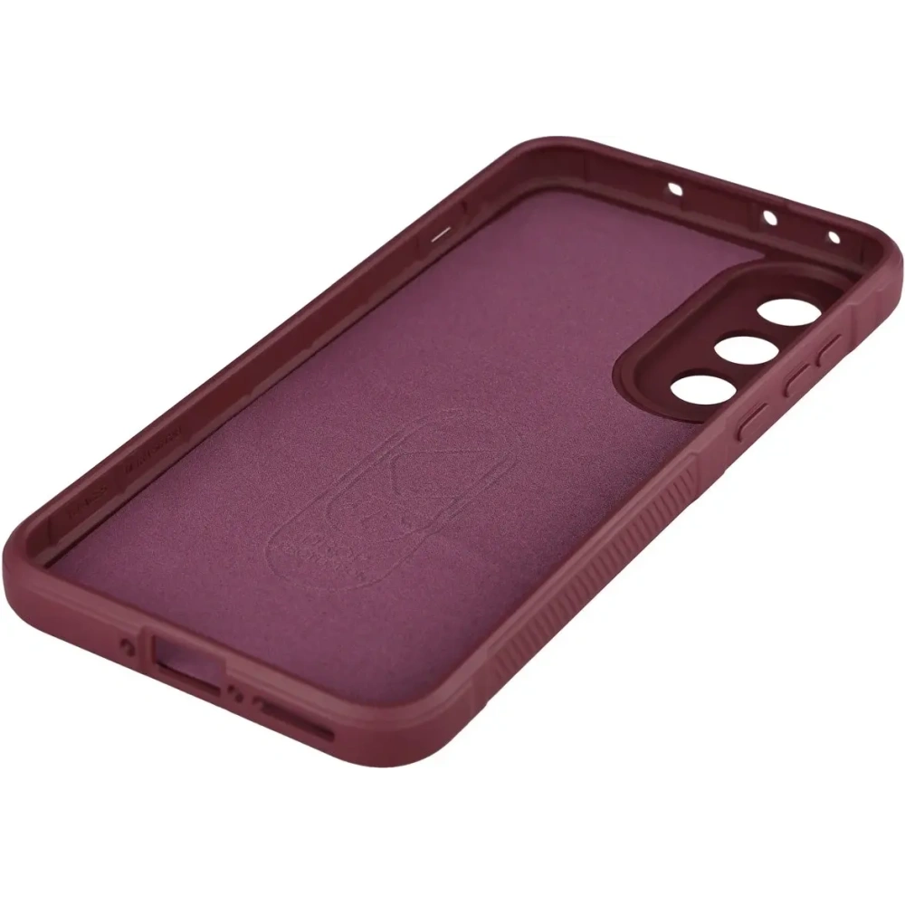Pancerne etui Bizon Case Tur do OnePlus Nord 5 burgundowe