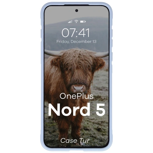 Pancerne etui Bizon Case Tur do OnePlus Nord 5 jasnoniebieskie