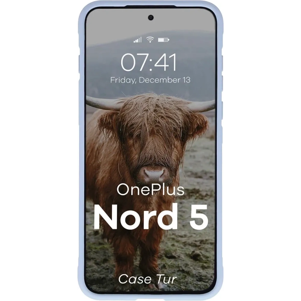 Pancerne etui Bizon Case Tur do OnePlus Nord 5 jasnoniebieskie